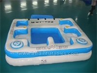 Best Attractive Durable PVC Tarpaulin Fiesta Island Inflatable Boat For Summer