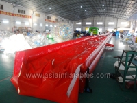 Red Color Inflatable Bottom Inflatable Water Slide the City For Summer