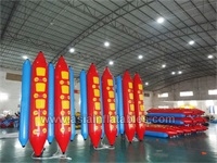 New Custom Design Double Inflatable Towable Water Banana Boat For Sea