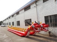 Inflatable Floats Giant Dragon Boat, Inflatable Floating Banana Boat