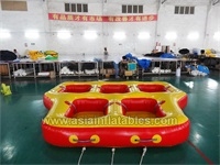 Towable Inflatable Watersports Ringo Inflatable Donut Boat , Donut Boat Tube Crazy Water Towable