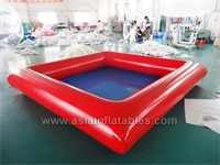 3x3m Red Color Inflatable Water Pool For Kids