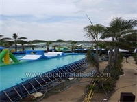 Steel Frame Pool, Inflatable Metal Frame Pool For Water Park